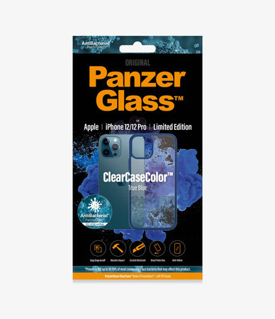 PanzerGlass - Ovitek ClearCase AB za iPhone 12 in 12 Pro, moder