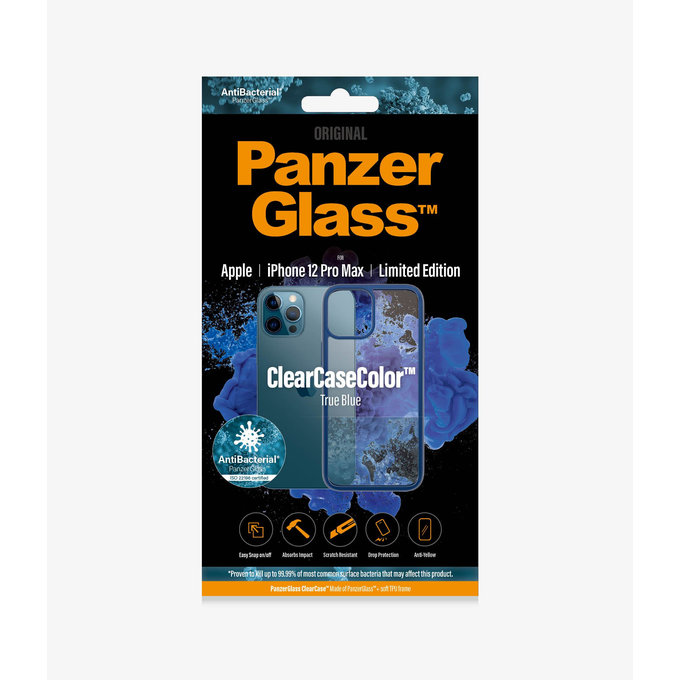 PanzerGlass - Ovitek ClearCase AB za iPhone 12 Pro Max, moder