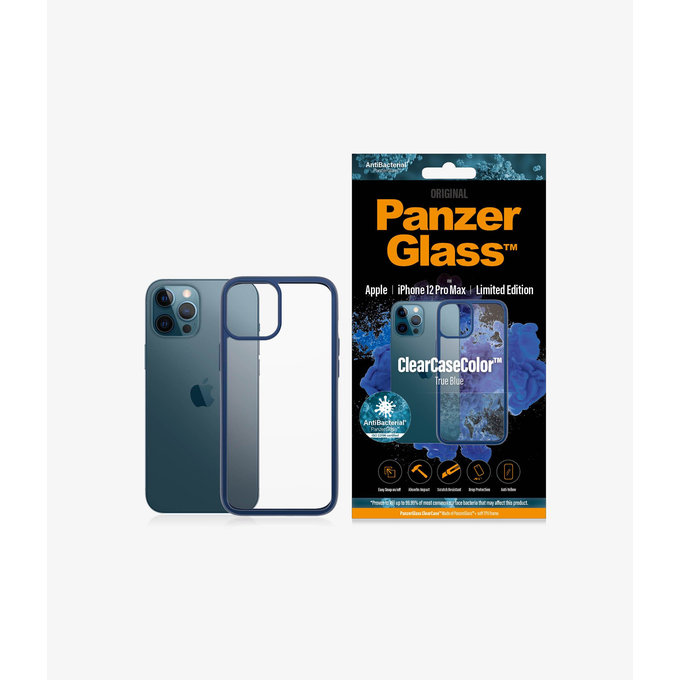 PanzerGlass - Ovitek ClearCase AB za iPhone 12 Pro Max, moder