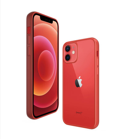 PanzerGlass - Ovitek ClearCase AB za iPhone 12 mini, rdeč