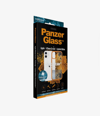 PanzerGlass - Ovitek ClearCase AB za iPhone 12 mini, oranžen
