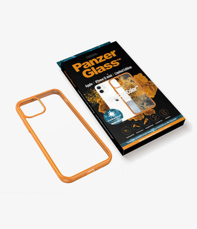 PanzerGlass - Ovitek ClearCase AB za iPhone 12 mini, oranžen