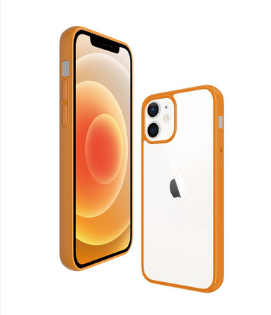 PanzerGlass - Ovitek ClearCase AB za iPhone 12 mini, oranžen