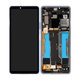 Sony Xperia 10 III - LCD zaslon + steklo na dotik + okvir (Blue) - A5034094A Genuine Service Pack