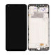 Samsung Galaxy M32 M325F - LCD zaslon + steklo na dotik + okvir (Black) - GH82-25981A, GH82-26193A Genuine Service Pack