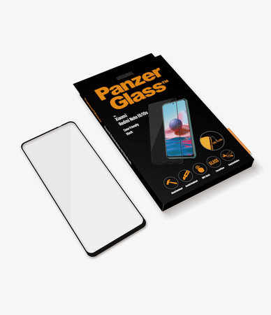 PanzerGlass - Kaljeno Steklo Case Friendly za Xiaomi Redmi Note 10, 10S, črn