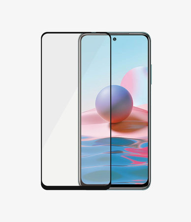 PanzerGlass - Kaljeno Steklo Case Friendly za Xiaomi Redmi Note 10, 10S, črn