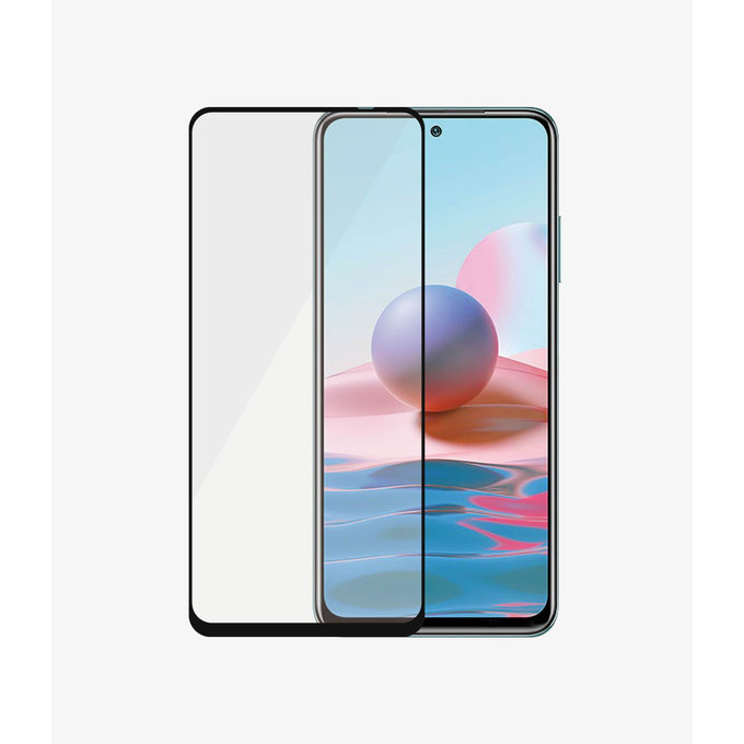 PanzerGlass - Kaljeno Steklo Case Friendly za Xiaomi Redmi Note 10, 10S, črn