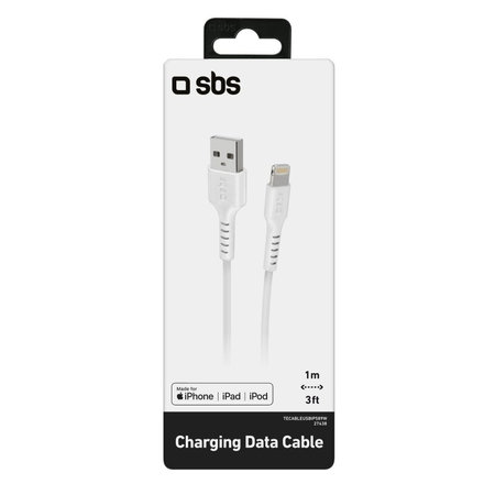 SBS - Lightning / USB kabel (1m), bel