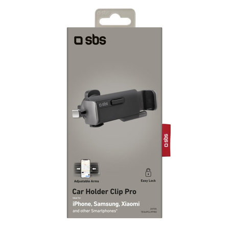 SBS - Clip Pro Car Holder, Universal for Ventilation, črn