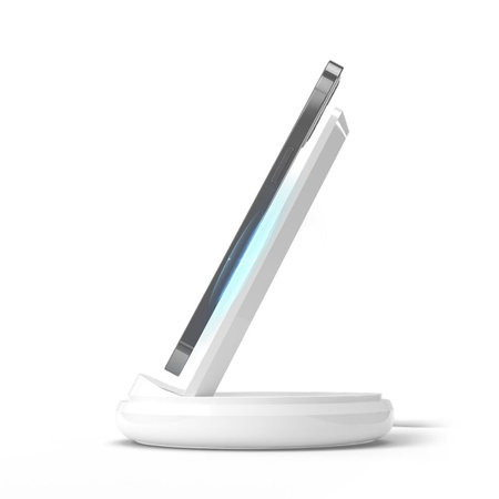 SBS - brezžični namizni polnilec, bel