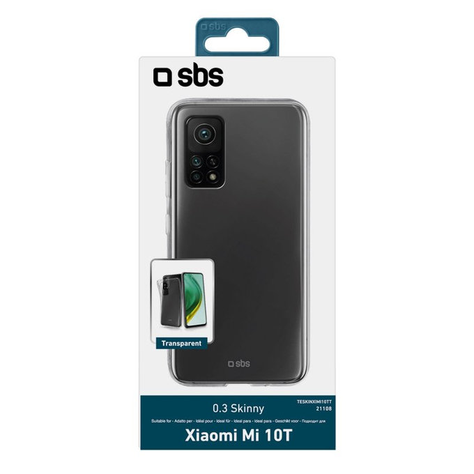 SBS - Skinny ovitek za Xiaomi Mi 10T, prozoren