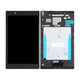 Lenovo Tab 4 TB-8504F - LCD zaslon + steklo na dotik + okvir (Black) TFT