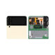 Samsung Galaxy Z Flip 3 F711B - LCD zaslon + steklo na dotik + okvir (zunanji) (Cream) - GH97-26773B Genuine Service Pack