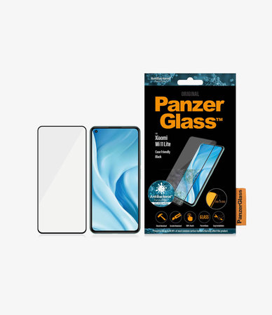 PanzerGlass - Kaljeno Steklo Case Friendly za Xiaomi Mi 11 Lite, črn