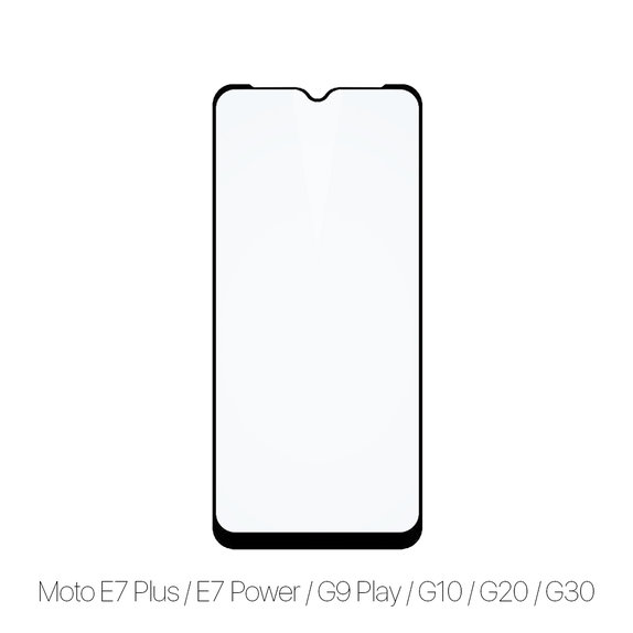 FixPremium FullCover Glass - Kaljeno Steklo za Motorola Moto E7 Plus, E7 Power, G9 Play, G10, G20 in G30