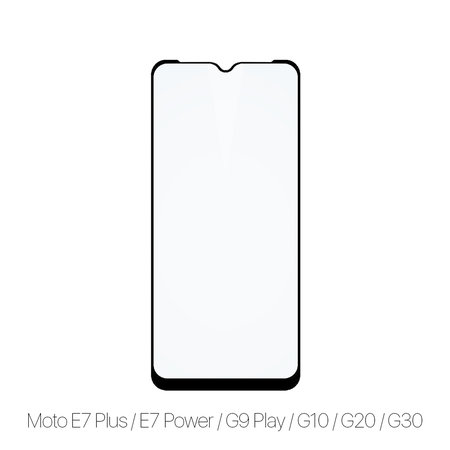 FixPremium FullCover Glass - Kaljeno Steklo za Motorola Moto E7 Plus, E7 Power, G9 Play, G10, G20 in G30
