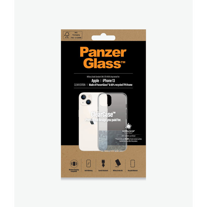 PanzerGlass - Ovitek ClearCase AB za iPhone 13, transparent