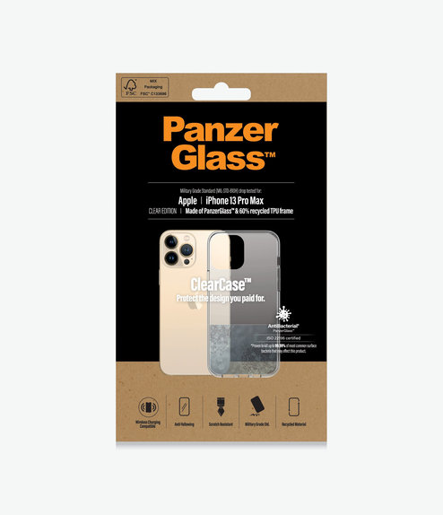 PanzerGlass - Ovitek ClearCase AB za iPhone 13 Pro Max, transparent