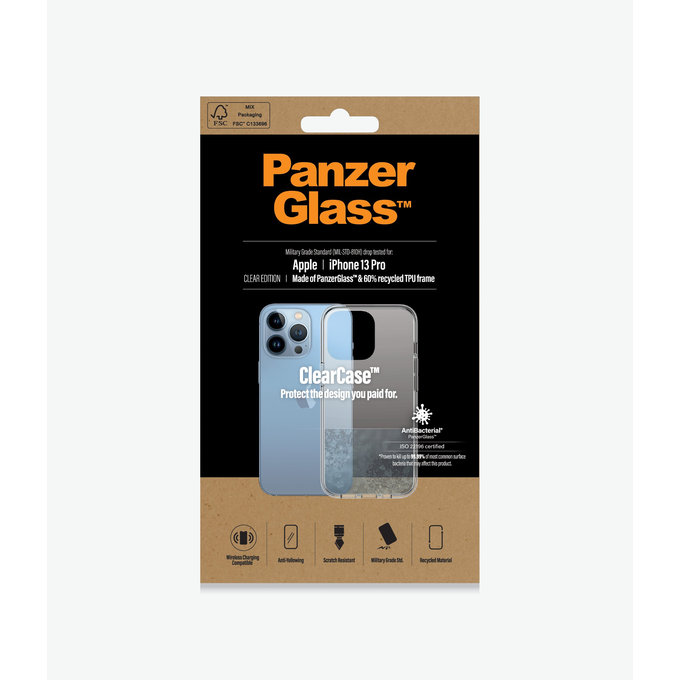 PanzerGlass - Ovitek ClearCase AB za iPhone 13 Pro, transparent