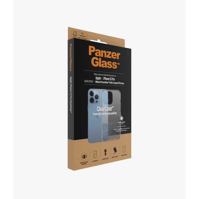 PanzerGlass - Ovitek ClearCase AB za iPhone 13 Pro, transparent