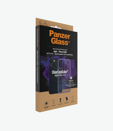 PanzerGlass - Ovitek ClearCaseColor AB za iPhone 13 mini, grape
