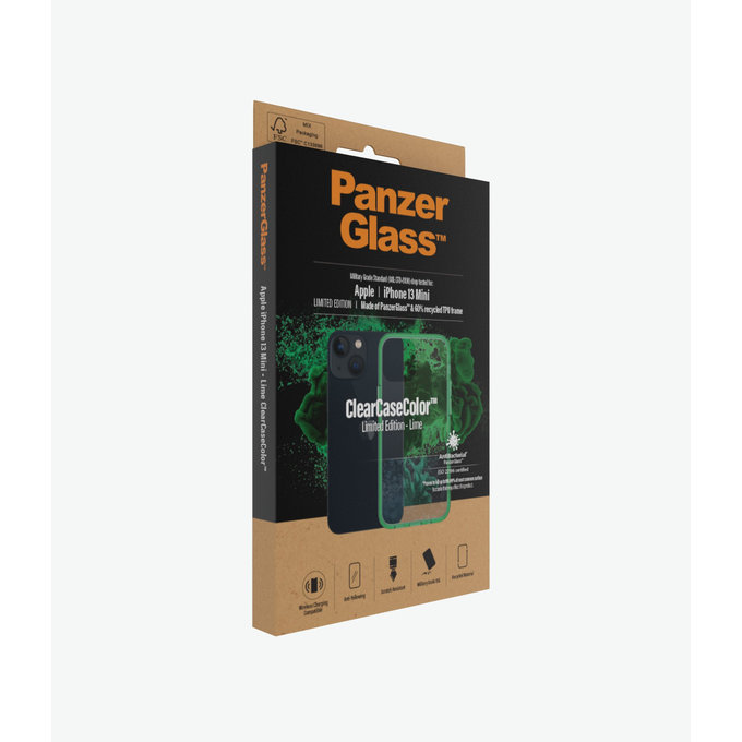 PanzerGlass - Ovitek ClearCaseColor AB za iPhone 13 mini, limeta