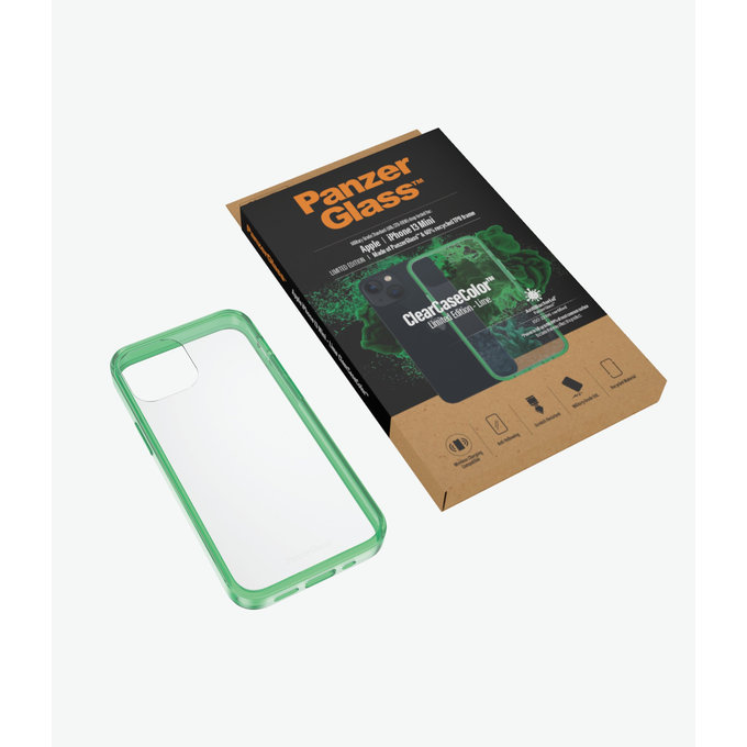 PanzerGlass - Ovitek ClearCaseColor AB za iPhone 13 mini, limeta