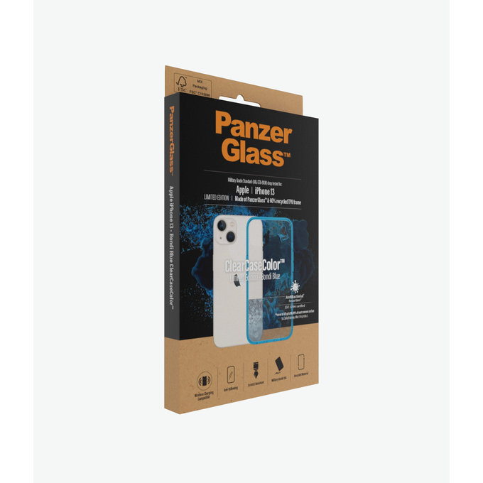 PanzerGlass - Ovitek ClearCaseColor AB za iPhone 13, bondi modra