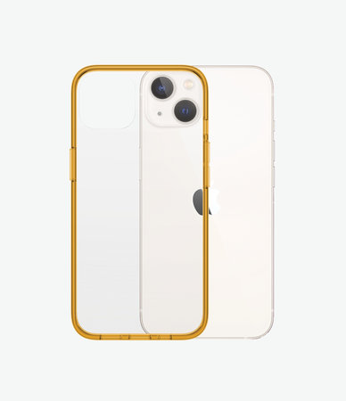 PanzerGlass - Ovitek ClearCaseColor AB za iPhone 13, mandarina