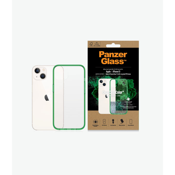 PanzerGlass - Ovitek ClearCaseColor AB za iPhone 13, limeta