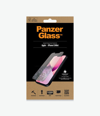 PanzerGlass - Kaljeno Steklo Standard Fit AB za iPhone 13 mini, transparent