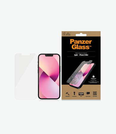 PanzerGlass - Kaljeno Steklo Standard Fit AB za iPhone 13 mini, transparent