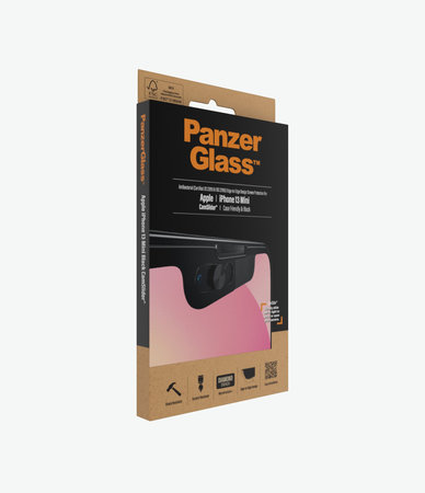 PanzerGlass - Kaljeno Steklo Case Friendly CamSlider AB za iPhone 13 mini, črn