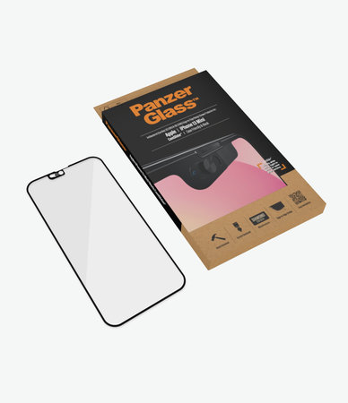 PanzerGlass - Kaljeno Steklo Case Friendly CamSlider AB za iPhone 13 mini, črn