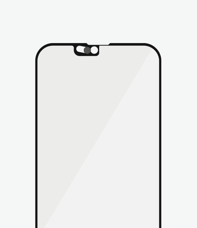 PanzerGlass - Kaljeno Steklo Case Friendly CamSlider AB za iPhone 13, 13 Pro in 14, črn