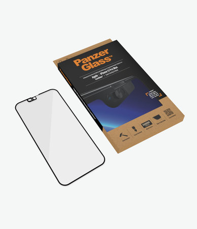 PanzerGlass - Kaljeno Steklo Case Friendly CamSlider AB za iPhone 13 Pro Max in 14 Plus, črn
