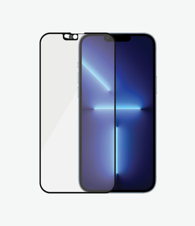 PanzerGlass - Kaljeno Steklo Case Friendly CamSlider AB za iPhone 13 Pro Max in 14 Plus, črn