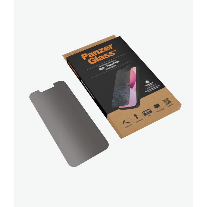 PanzerGlass - Kaljeno Steklo Standard Fit Privacy AB za iPhone 13 mini, transparent