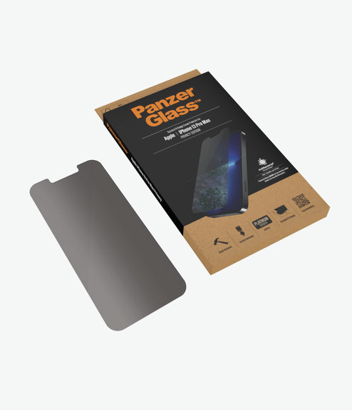 PanzerGlass - Kaljeno Steklo Standard Fit Privacy AB za iPhone 13 Pro Max in 14 Plus, transparent
