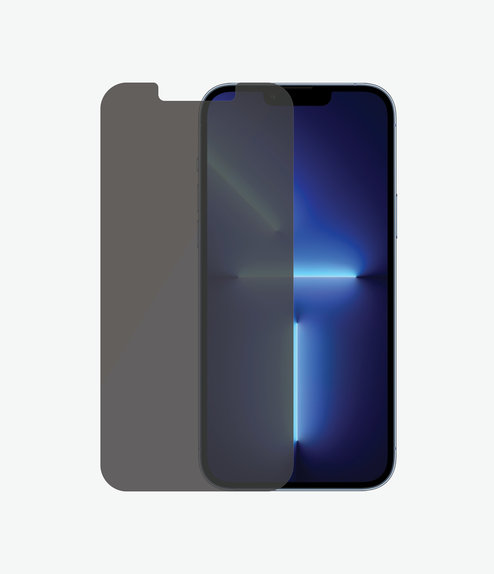 PanzerGlass - Kaljeno Steklo Standard Fit Privacy AB za iPhone 13 Pro Max in 14 Plus, transparent