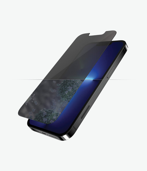 PanzerGlass - Kaljeno Steklo Standard Fit Privacy AB za iPhone 13 Pro Max in 14 Plus, transparent