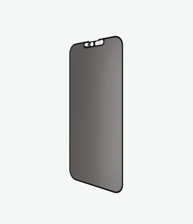 PanzerGlass - Kaljeno Steklo Case Friendly Privacy CamSlider AB za iPhone 13, 13 Pro in 14, črn