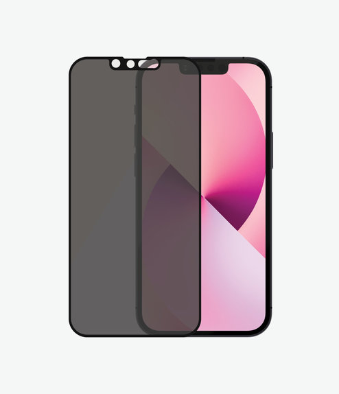 PanzerGlass - Kaljeno Steklo Case Friendly Privacy AB za iPhone 13 mini, črn