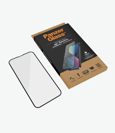 PanzerGlass - Tempered Glass Case Friendly AB za iPhone 13, 13 Pro in 14, črna