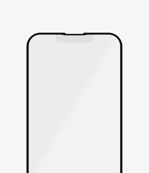 PanzerGlass - Kaljeno Steklo Case Friendly Anti-Glare AB za iPhone 13 Pro Max in 14 Plus, črn