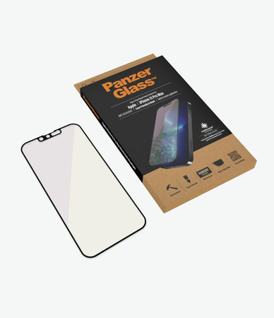 PanzerGlass - Kaljeno Steklo Case Friendly Anti-Bluelight AB za iPhone 13 Pro Max in 14 Plus, črn