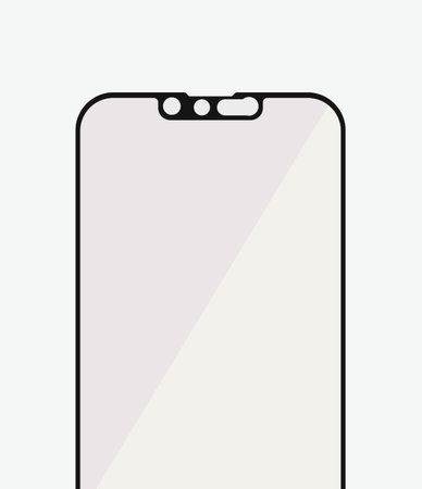 PanzerGlass - Kaljeno Steklo Case Friendly Anti-Bluelight AB za iPhone 13 Pro Max in 14 Plus, črn