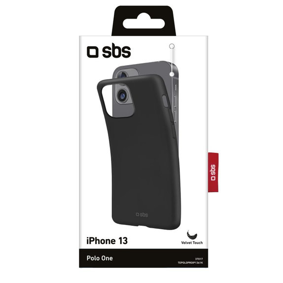 SBS - Ovitek Polo One za iPhone 13, črn