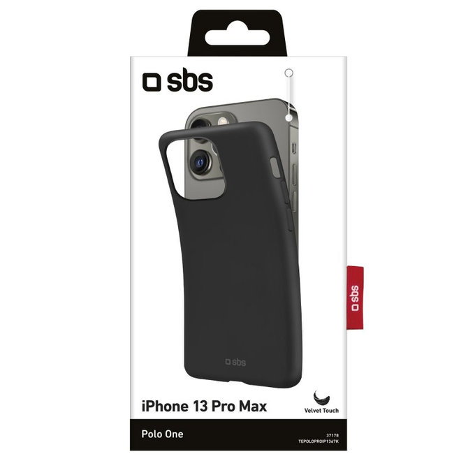 SBS - Ovitek Polo One za iPhone 13 Pro Max, črn